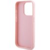 Guess GUHCP15LPSAIRSP iPhone 15 Pro 6.1 różowy/pink hardcase Saffiano Iridescent Script